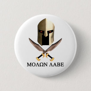 BADGE ROND 5 CM MOLON LABE