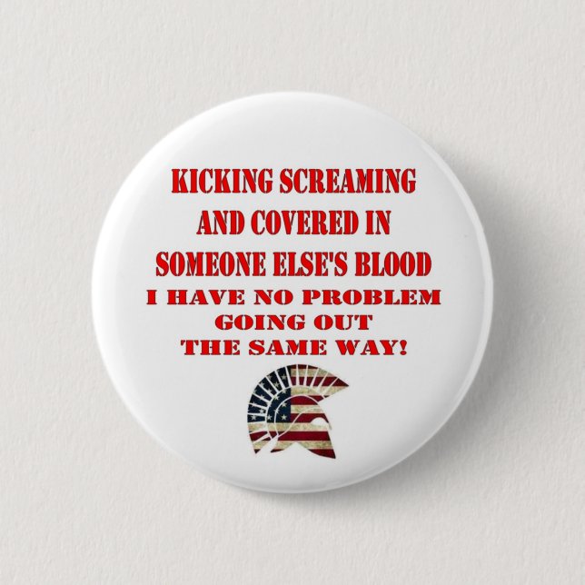 BADGE ROND 5 CM MOLON LABE (Devant)