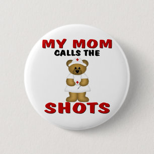 BADGE ROND 5 CM MOM NURSE