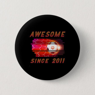 Badge Rond 5 Cm Mon 15e anniversaire Football, Incroyable depuis 2