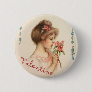 Badge Rond 5 Cm Mon Amour de la Saint-Valentin Bouton