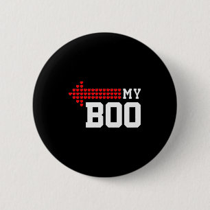 Badge Rond 5 Cm Mon Boo & Mon Bae Saint-Valentin Tapis de coup