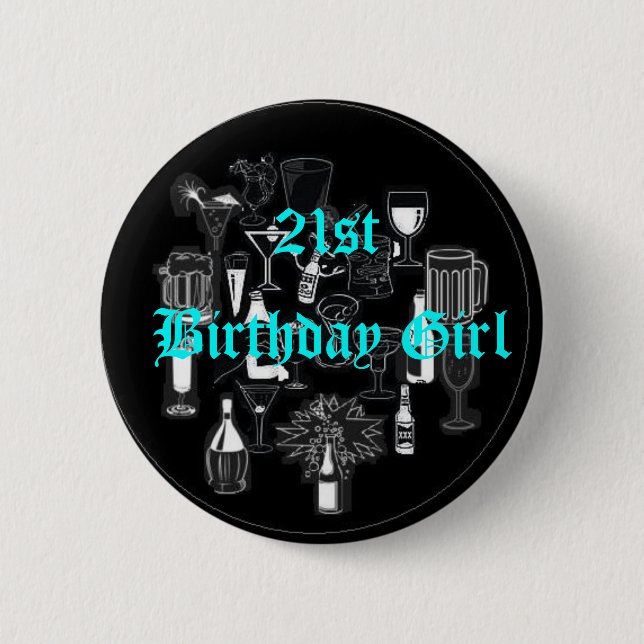 Badge Rond 5 Cm Mon bouton (Devant)