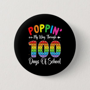 Badge Rond 5 Cm Mon chemin à travers 100 jours