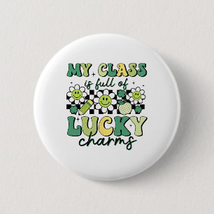 Badge Rond 5 Cm Mon Cl Est Plein De Charms De Chance Journee St Pa
