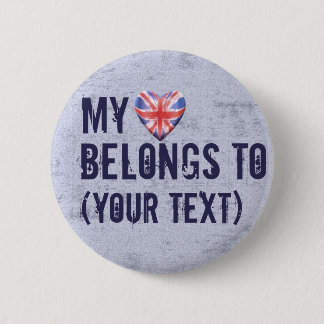 Badge Rond 5 Cm Mon coeur appartient