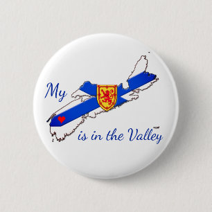 Badge Rond 5 Cm Mon coeur est dans l'insigne de goupille de la