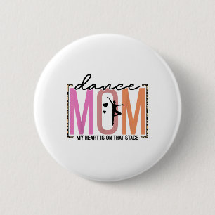 Badge Rond 5 Cm Mon Coeur Est Sur Cette Scène Drôle Danse Amusante