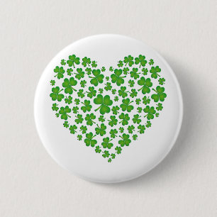 Badge Rond 5 Cm Mon coeur irlandais