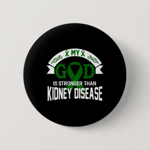 Badge Rond 5 Cm Mon Dieu Est Plus Fort Que La Sensibilisation Aux