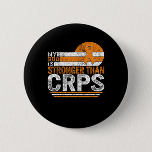 Badge Rond 5 Cm Mon Dieu est un syndrome de douleur régional compl