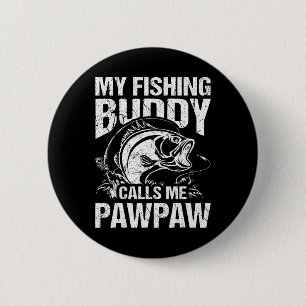 Badge Rond 5 Cm Mon Époux De Pêche M'Appelle Poisson Fête des père