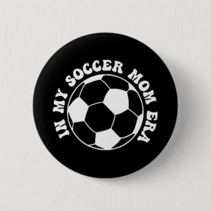 Badge Rond 5 Cm Mon ère de maman de footballeur