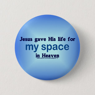 Badge Rond 5 Cm Mon espace dans le ciel