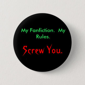 Badge Rond 5 Cm Mon Fanfiction.  Mes règles., vous vissent