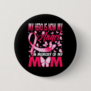 Badge Rond 5 Cm Mon Héros Est Maintenant Mon Ange En Mémoire De Ma
