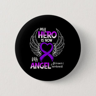 Badge Rond 5 Cm Mon héros est maintenant mon ange La conscience d'