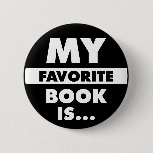 Badge Rond 5 Cm Mon Livre Préféré Est...