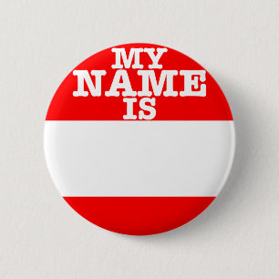 Badge Rond 5 Cm Mon nom est