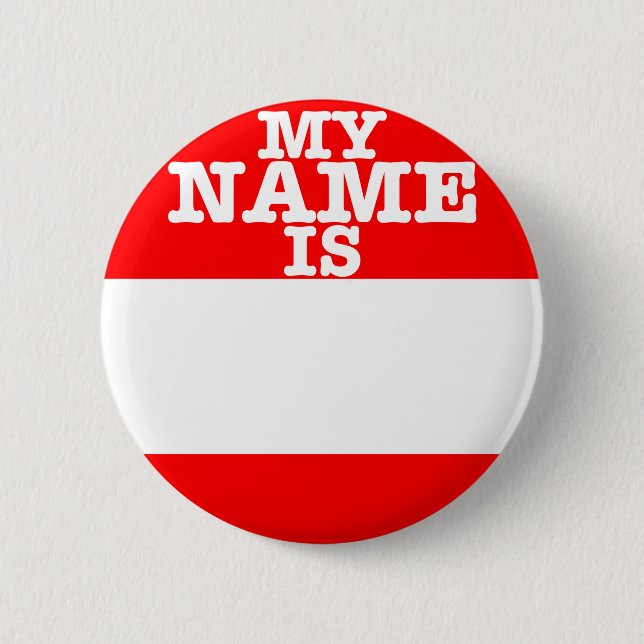 Badge Rond 5 Cm Mon nom est (Devant)