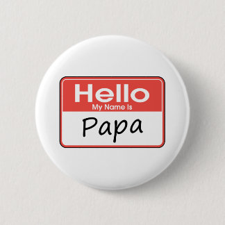 Badge Rond 5 Cm Mon nom est papa