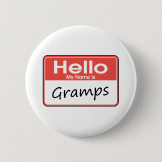 Badge Rond 5 Cm Mon nom est papy