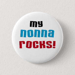 Badge Rond 5 Cm Mon Nonna bascule le T-shirts et les cadeaux