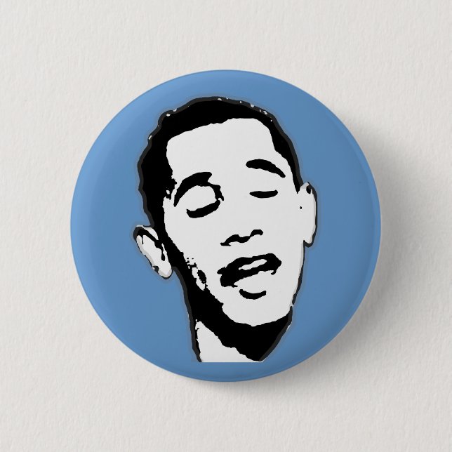Badge Rond 5 Cm Mon Obama préféré font face (Devant)