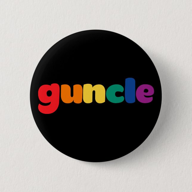 Badge Rond 5 Cm Mon oncle. (Devant)