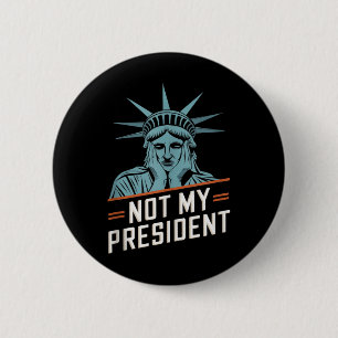 Badge Rond 5 Cm Mon président n'empêche pas Trump de résister à l'