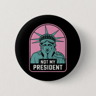 Badge Rond 5 Cm Mon président n'empêche pas Trump de résister à l'