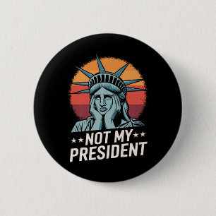 Badge Rond 5 Cm Mon président n'empêche pas Trump de résister à l'
