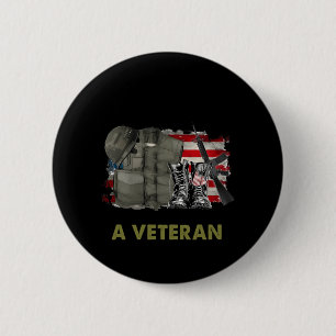Badge Rond 5 Cm Mon Temps En Uniforme Est Terminé Mais Être Un Vét