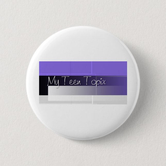 Badge Rond 5 Cm Mon Topix de l'adolescence (Devant)