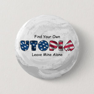 Badge Rond 5 Cm Mon utopie