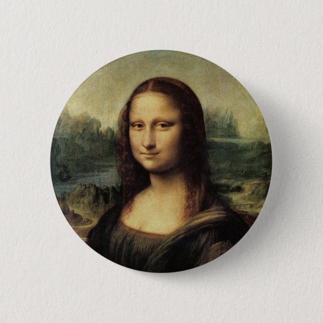 Badge Rond 5 Cm Mona Lisa (Devant)