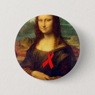 Badge Rond 5 Cm Mona Lisa