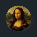 Badge Rond 5 Cm Mona Lisa par Leonardo DE Vinici<br><div class="desc">Peint à Paris de 1503 à 1506,  son sourire fait toujours réfléchir les gens.</div>