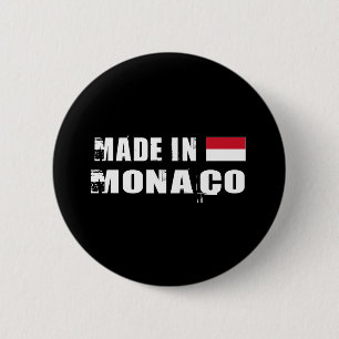 BADGE ROND 5 CM MONACO