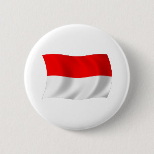 Badge Rond 5 Cm Monaco Flag Button