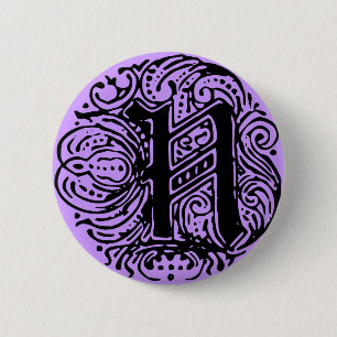 Badge Rond 5 Cm Monarchie "N"