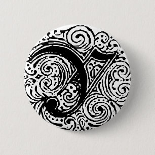 Badge Rond 5 Cm Monarchie "Y"