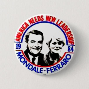 Badge Rond 5 Cm Mondale-Ferraro - bouton