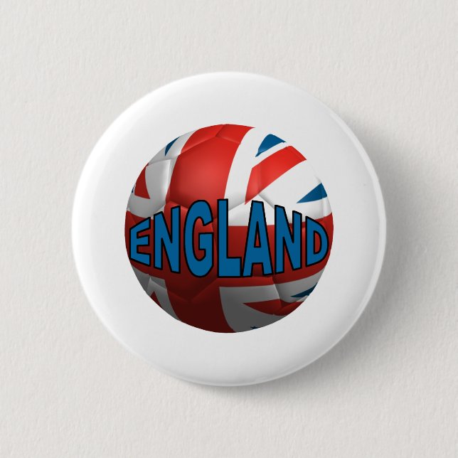 Badge Rond 5 Cm Monde Angleterre (Devant)