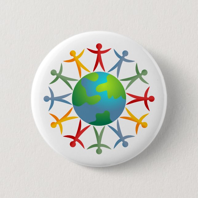 Badge Rond 5 Cm Monde divers (Devant)