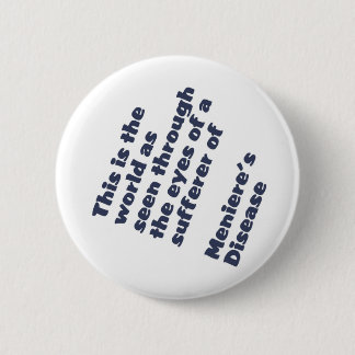 Badge Rond 5 Cm monde par les yeux des meniere
