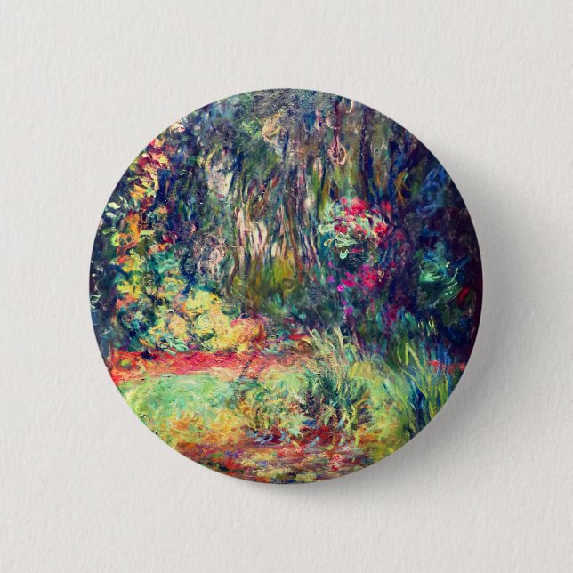 Badge Rond 5 Cm Monet Water Lily Pond (Devant)