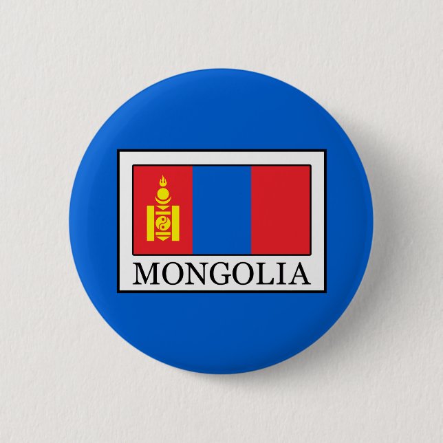 Badge Rond 5 Cm Mongolie (Devant)
