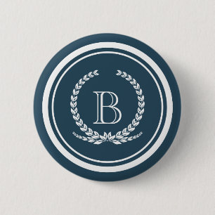 Badge Rond 5 Cm Monogram design