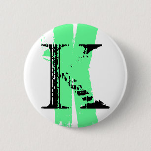 Badge Rond 5 Cm Monogramme de K